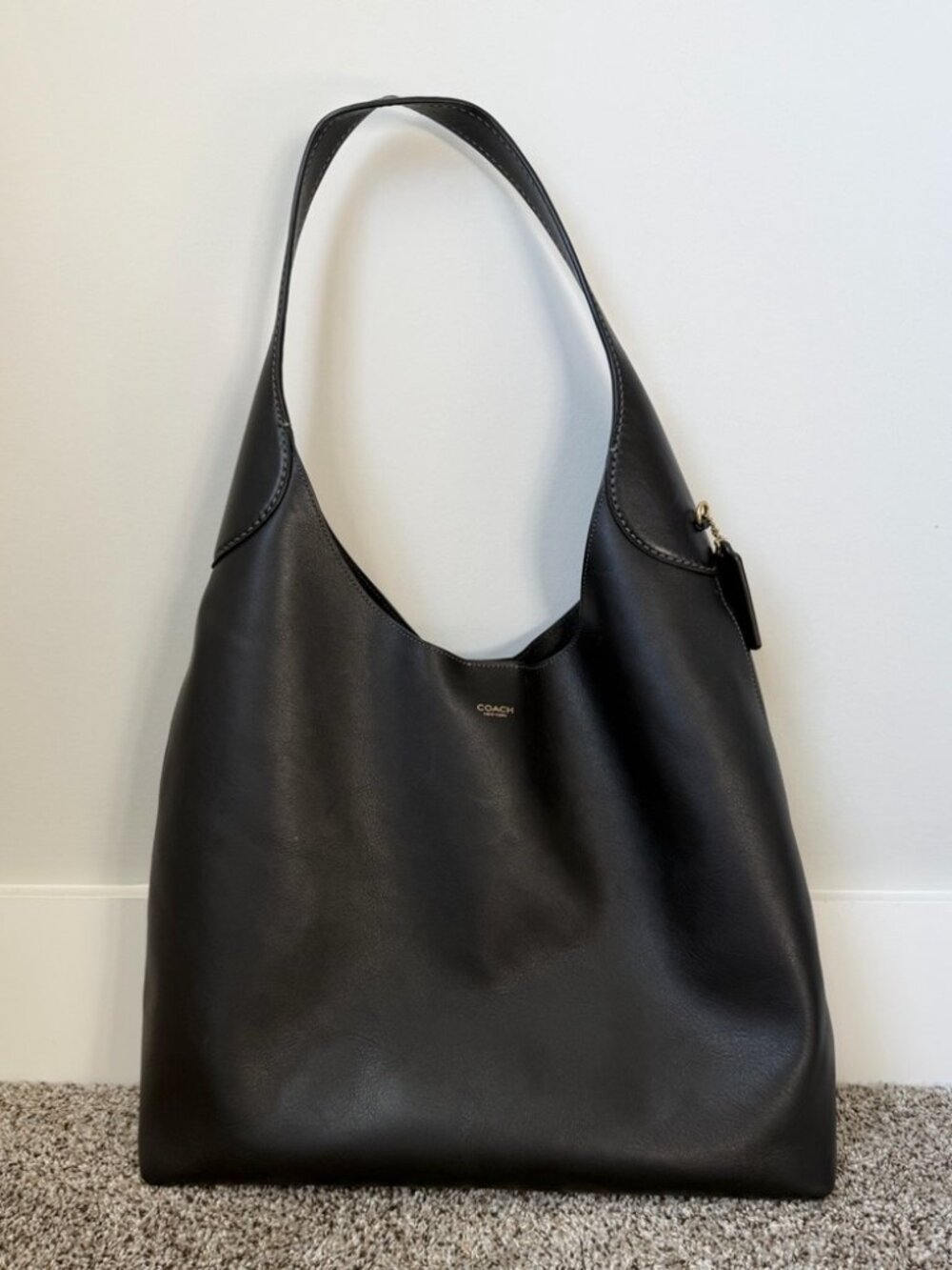 Coach | Bags | Brooklyn Shoulder 39 Black Leather